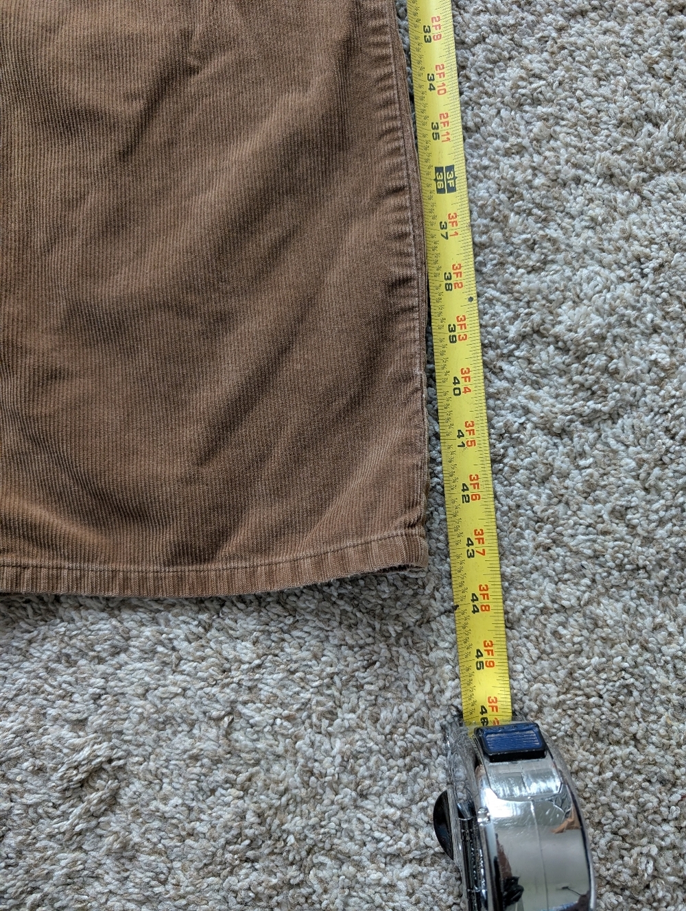 Polo Ralph Lauren Men's Corduroy Straight-Leg Pants in Brown 38x32 Collegiate - Picture 11 of 12